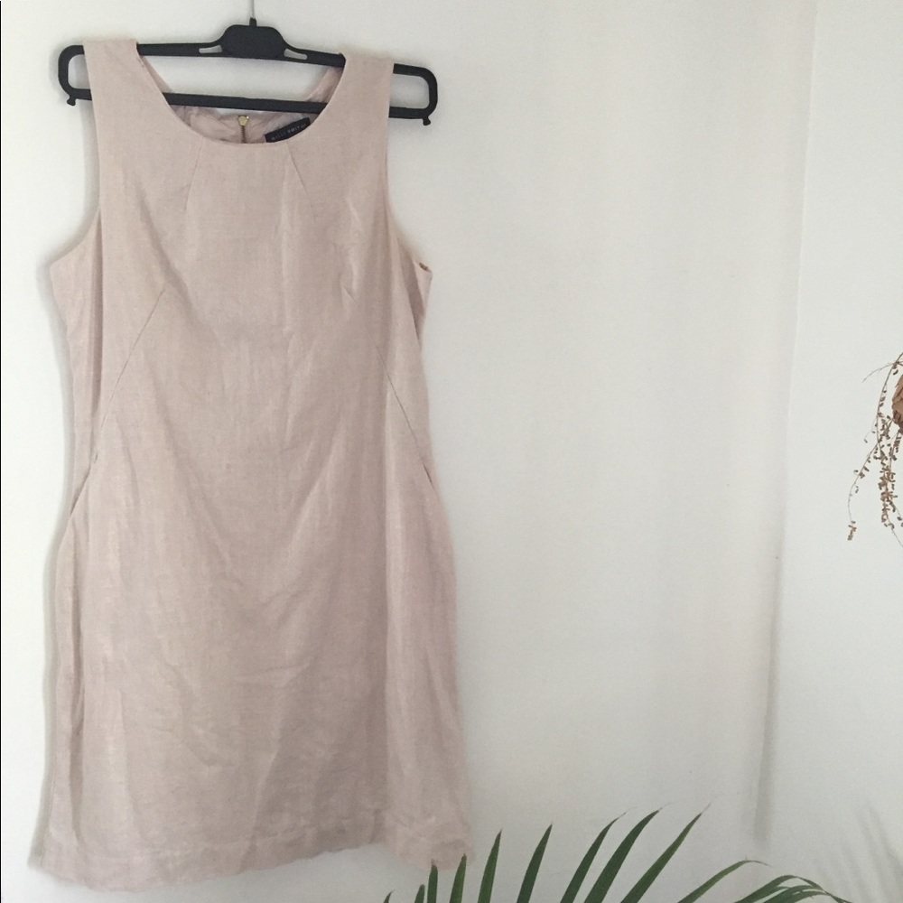 Linen & Cotton Shift Dress